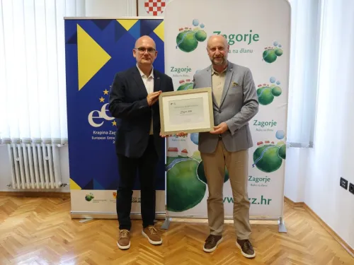 Krapinsko-zagorska županija: Nagrada Roger Léron stigla u ruke župana Željka Kolara: »Dodatna potvrda da idemo u pravom smjeru!«