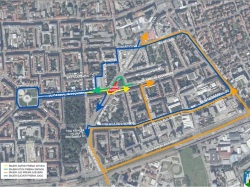 Grad Zagreb ᶠ: Tramvajsko raskrižja Zvonimirove i Šubićeve od sutra ide ...