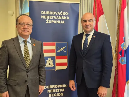 Dubrovačko-neretvanska županija ᶠ: Župan dubrovačko-neretvanski Blaž Pezo primio je u nastupni posjet ...