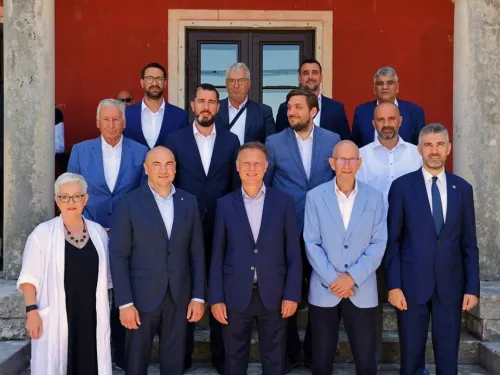 Dubrovačko-neretvanska županija ᶠ: Predsjednik Hrvatskog sabora Gordan Jandroković u okviru posjeta ...