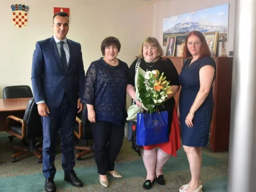 Šibensko-kninska županija ᶠ: Župan Paško Rakić primio je dr. sc. Nataliu Bojanić, šibensku ...
