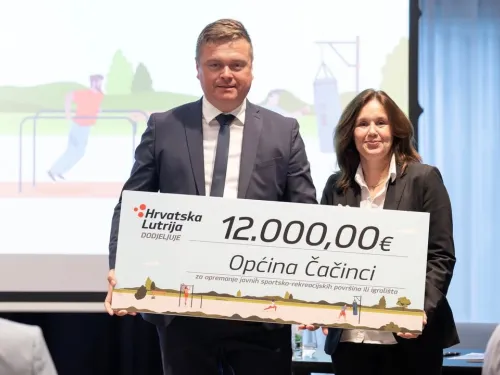 Virovitičko-podravska županija: Hrvatska lutrija dodijelila je Općini Čačinci 12 tisuća eura ...