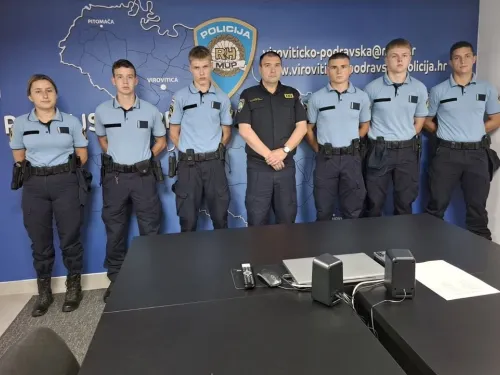 Virovitičko-podravska županija ᶠ: Šestero novih vježbenika započelo je službu u Policijskoj upravi ...