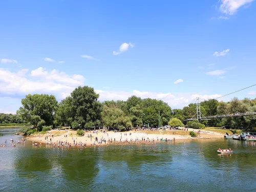 Virovitičko-podravska županija: Fotogalerija: Big Jump na Križnici okupio brojne posjetitelje, Drava spojila prirodu, sport i zajedništvo