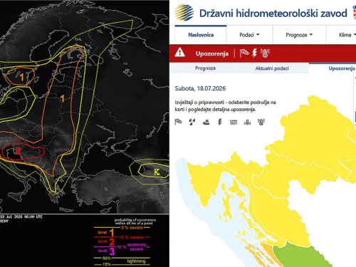 Virovitičko-podravska županija ᶠ: Jučer su nas meteorolozi ugodno prevarili, ali danas je već drukčija ...