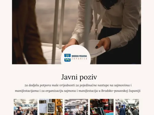 Brodsko-posavska županija: Brodsko-posavska županija dodjeljuje potpore male vrijednosti...