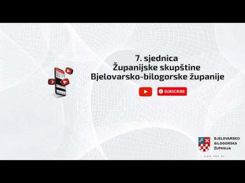 Bjelovarsko-bilogorska županija 🎬: [video] 7. sjednica Županijske skupštine Bjelovarsko-bilogorske županije