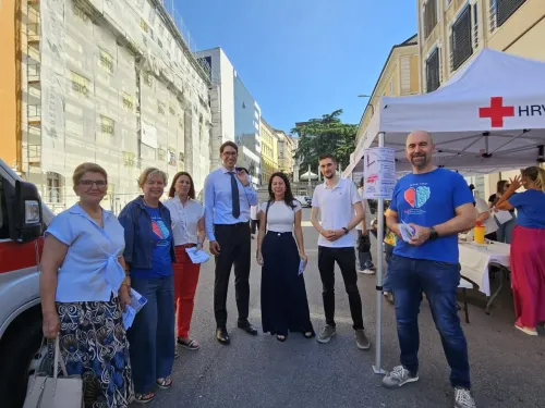 Primorsko-goranska županija ⓕ: Danas je na riječkom Korzu obilježen Hrvatski dan moždanog udara ...