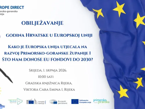 Primorsko-goranska županija ᶠ: Pridružite nam se sutra na obilježavanju 13 godina članstva RH u EU