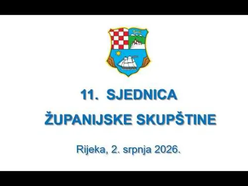Primorsko-goranska županija 🎬: [video] 11. sjednica Županijske skupštine PGŽ