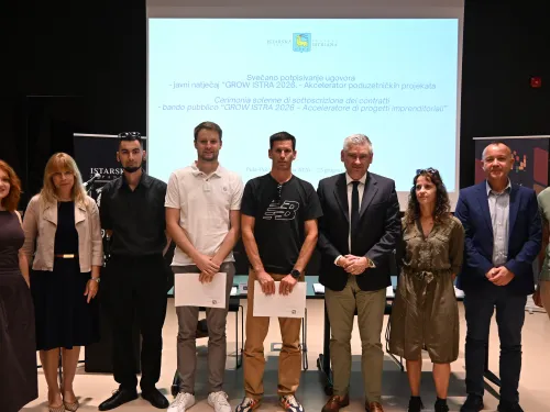 Istarska županija: Deset poduzetničkih projekata ulazi u prvi županijski akceleracijski program »GROW ISTRA 2026. - Akcelerator poduzetničkih projekata«