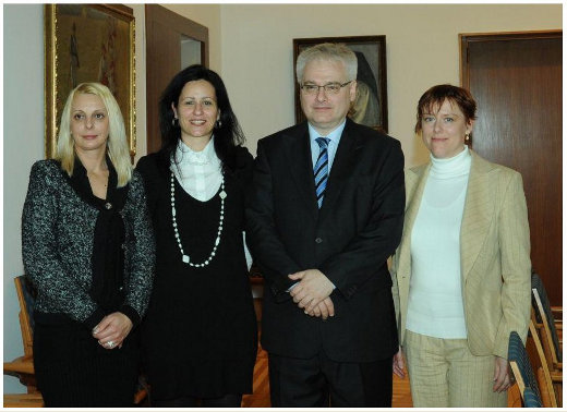 Meri Čizmić Kraljević, Tihana Alfirević, Ivo Josipović, Željka Erceg